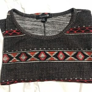 NWOT Forever 21 Print Top